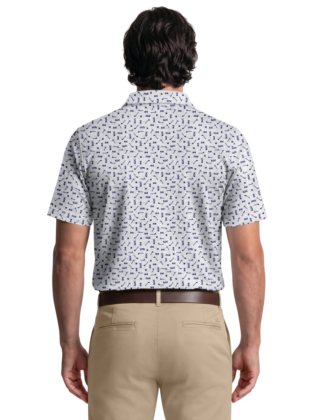 Men's Golf Sketchbook Printed Polo