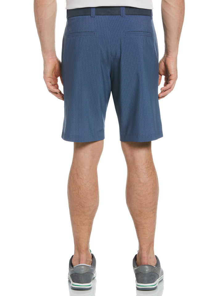 Mens Golf Tee Print Short (Peacoat) 