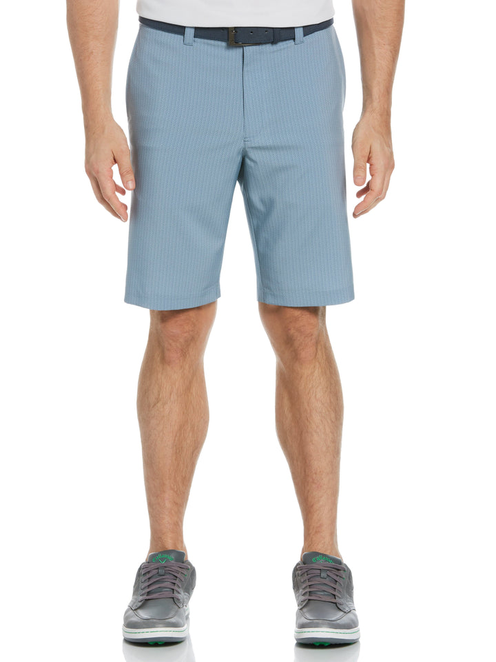 Mens Golf Tee Print Short (Flint Stone) 