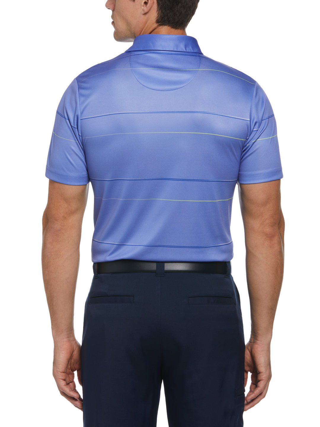 Gradient Stripe Golf Polo (Persian Jewel) 
