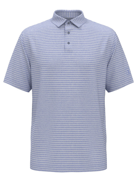 Men's Heather Feeder Stripe Golf Polo