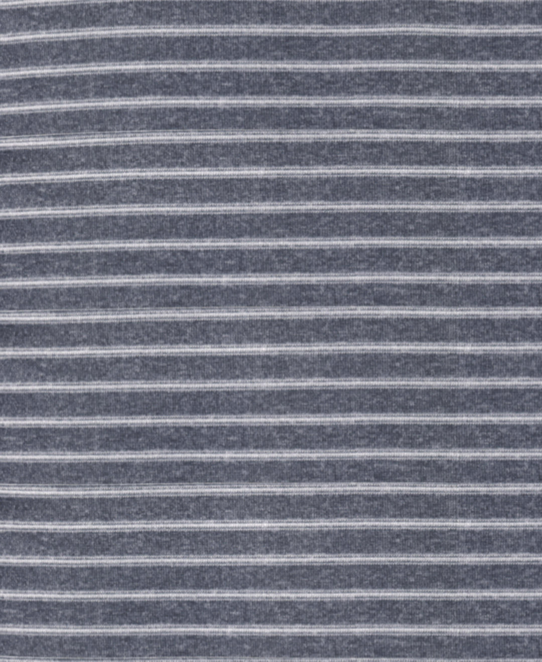 Heather Feeder Stripe Golf Polo (Peacoat Htr) 