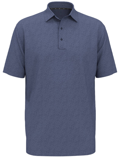 Men's Heather Geo Print Golf Polo