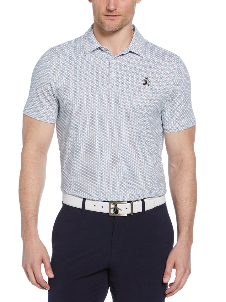 Men's Heritage Geo Print Polo