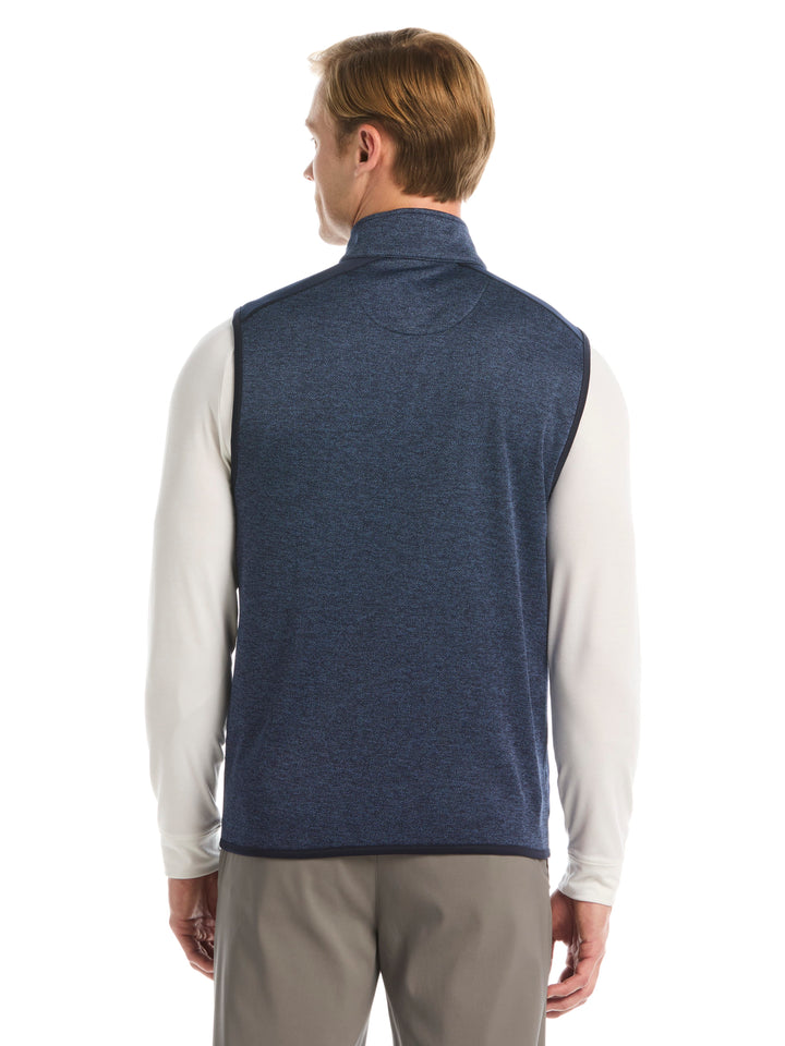 Men's Herringbone Midweight Full Zip Vest