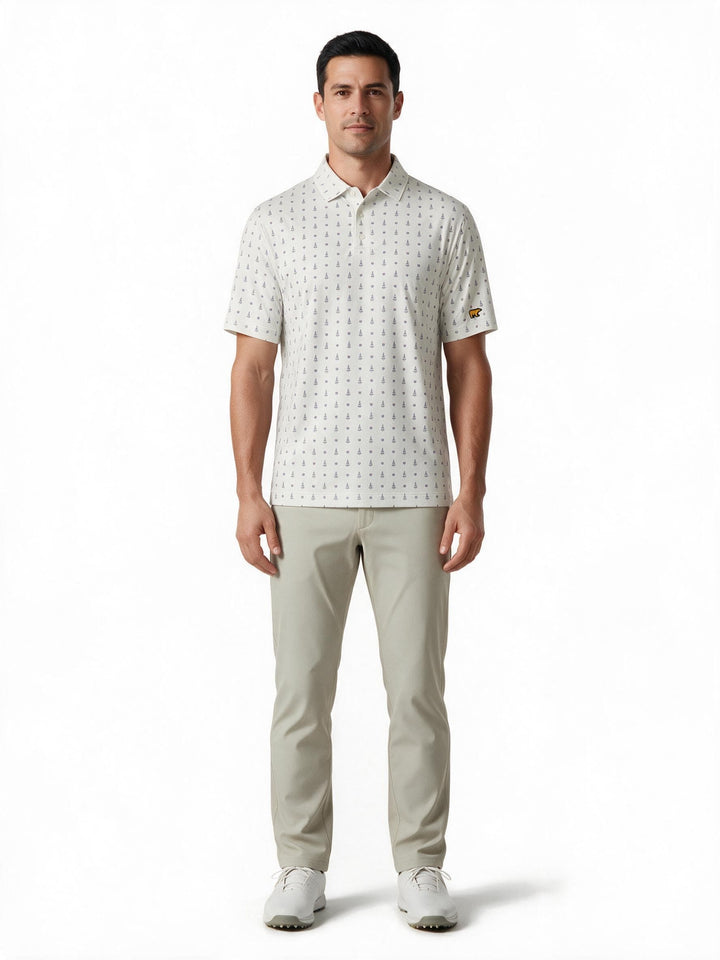 Men's Holiday Foulard Polo