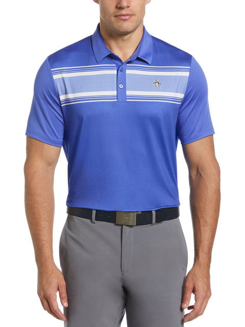 Jack’s Stripe Print Polo (Amparo Blue) 