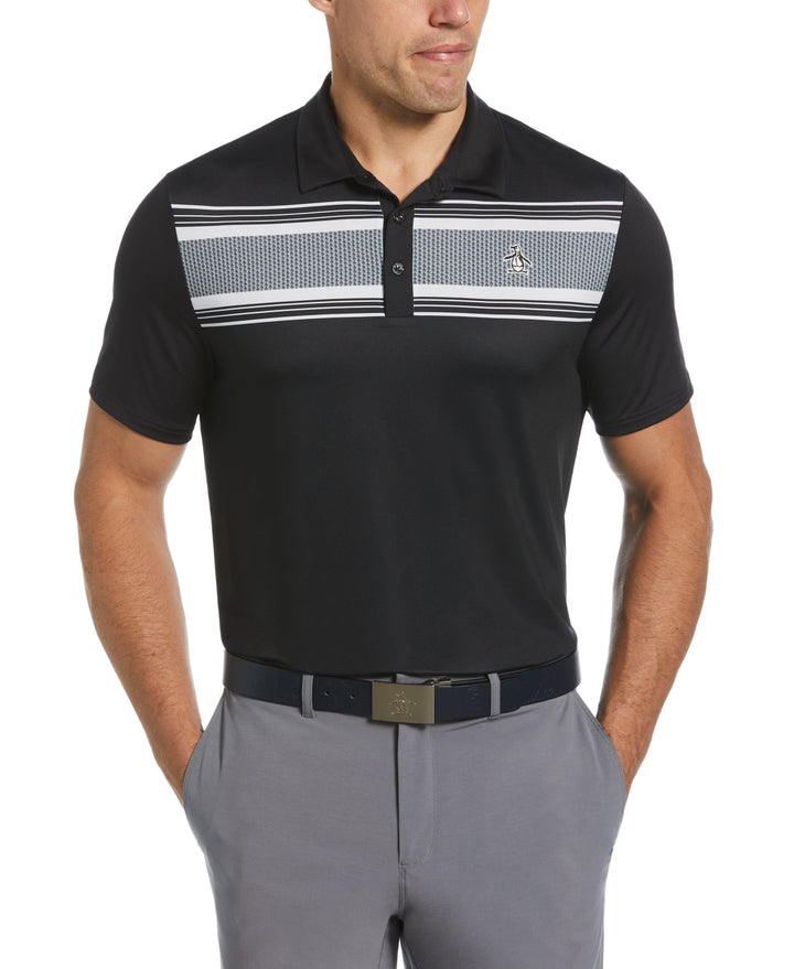 Jack’s Stripe Print Polo (Caviar) 