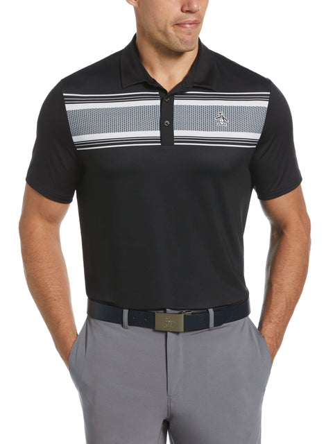 Jack’s Stripe Print Polo (Caviar) 