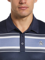 Jack’s Stripe Print Polo (Black Iris) 