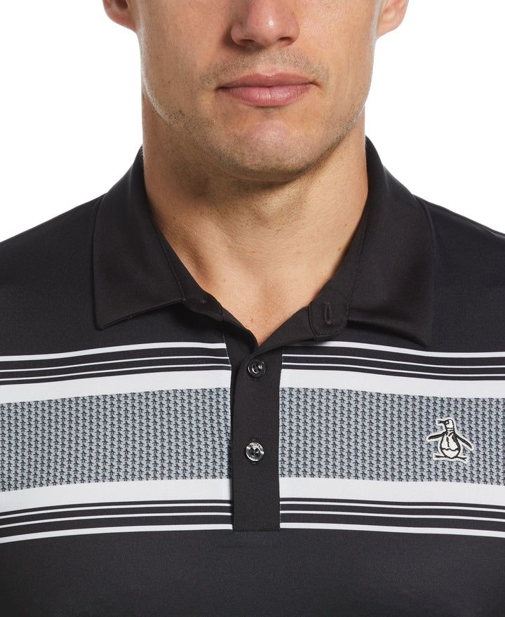 Jack’s Stripe Print Polo (Caviar) 