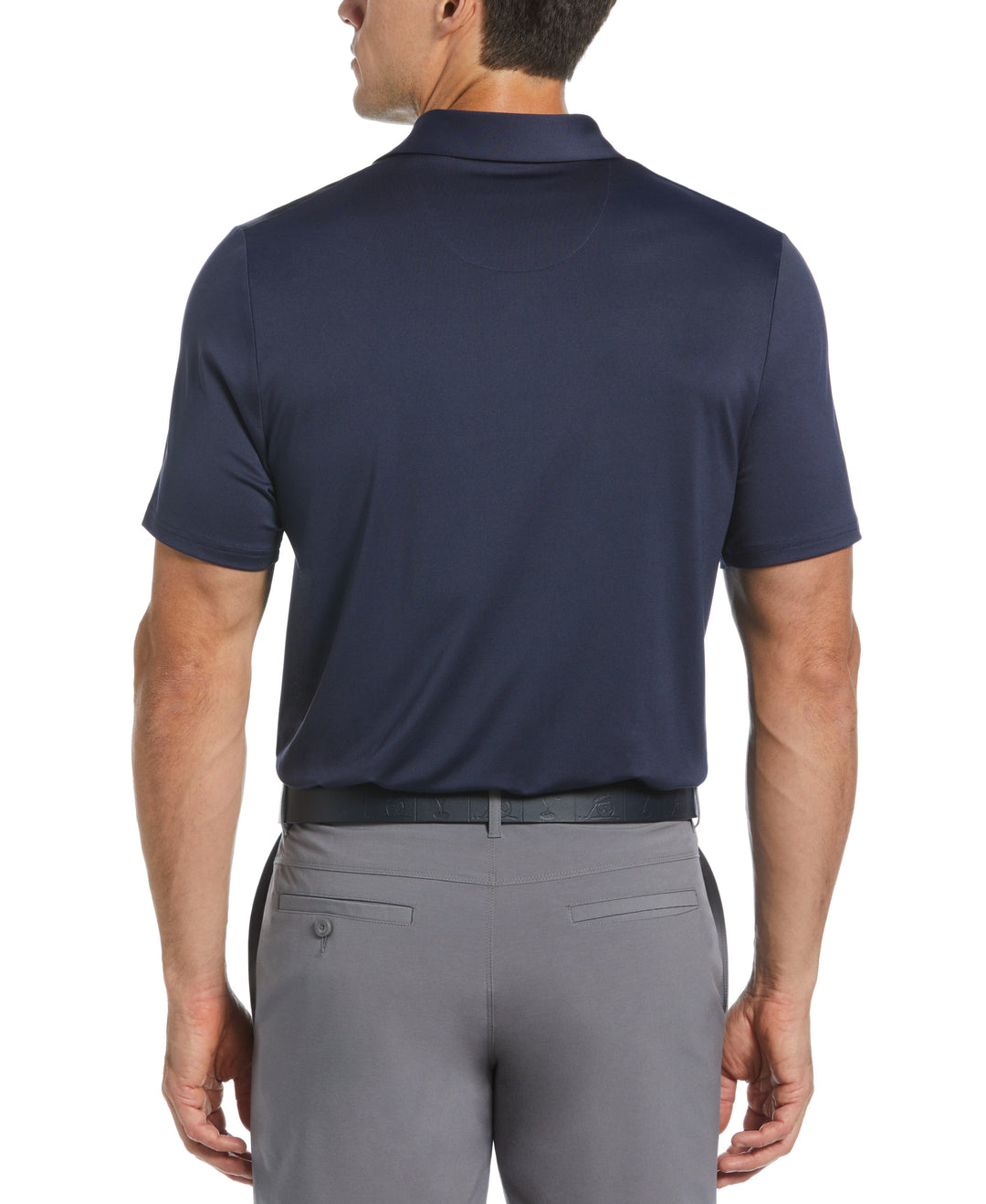 Jack’s Stripe Print Polo (Black Iris) 