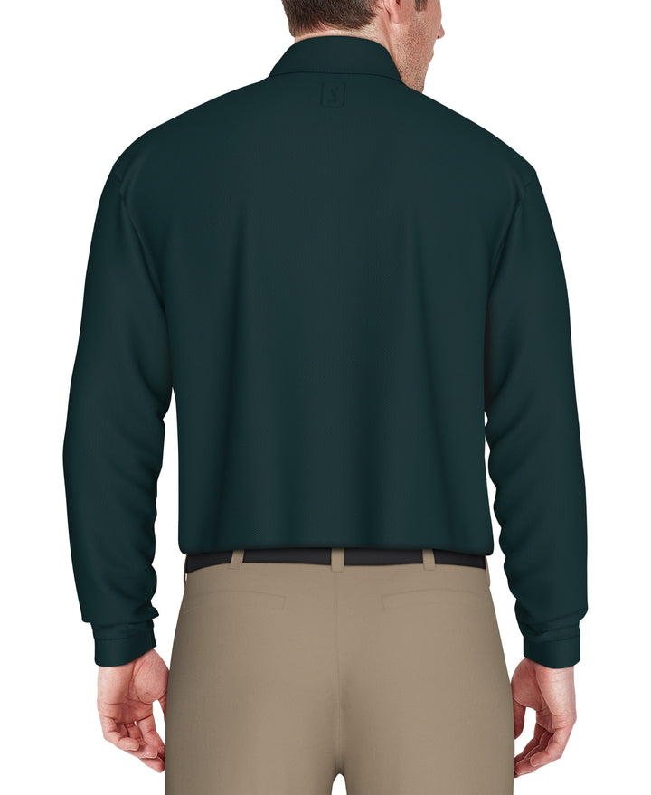 Jacquard Golf Polo (Dark Sea) 