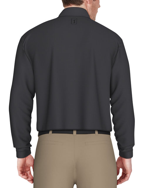 Jacquard Golf Polo (Caviar) 