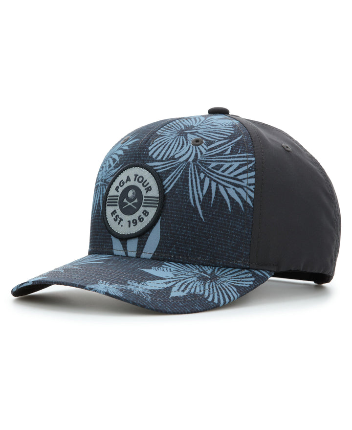 Leaf Print 2.0 Golf Cap (Charcoal Art) 