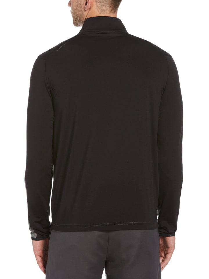 Men's Lightweight Quarter Zip Aquapel Sweater