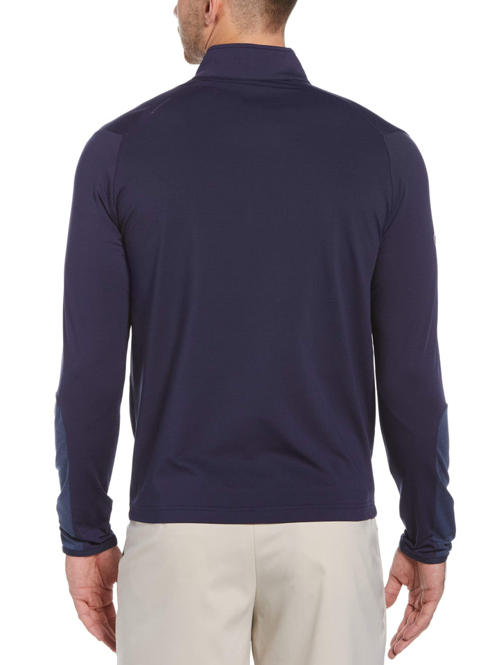 Men's Lightweight Quarter Zip Aquapel Sweater