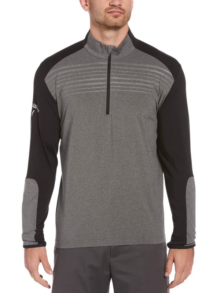 Men's Lightweight Quarter Zip Aquapel Sweater