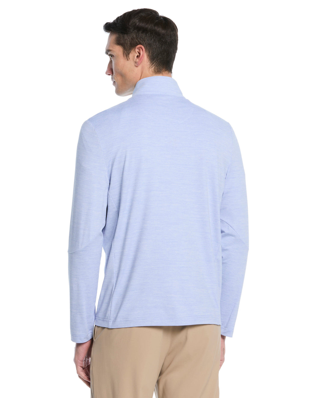 Lightweight 1/4 Zip Golf Pullover (Chambray Htr) 