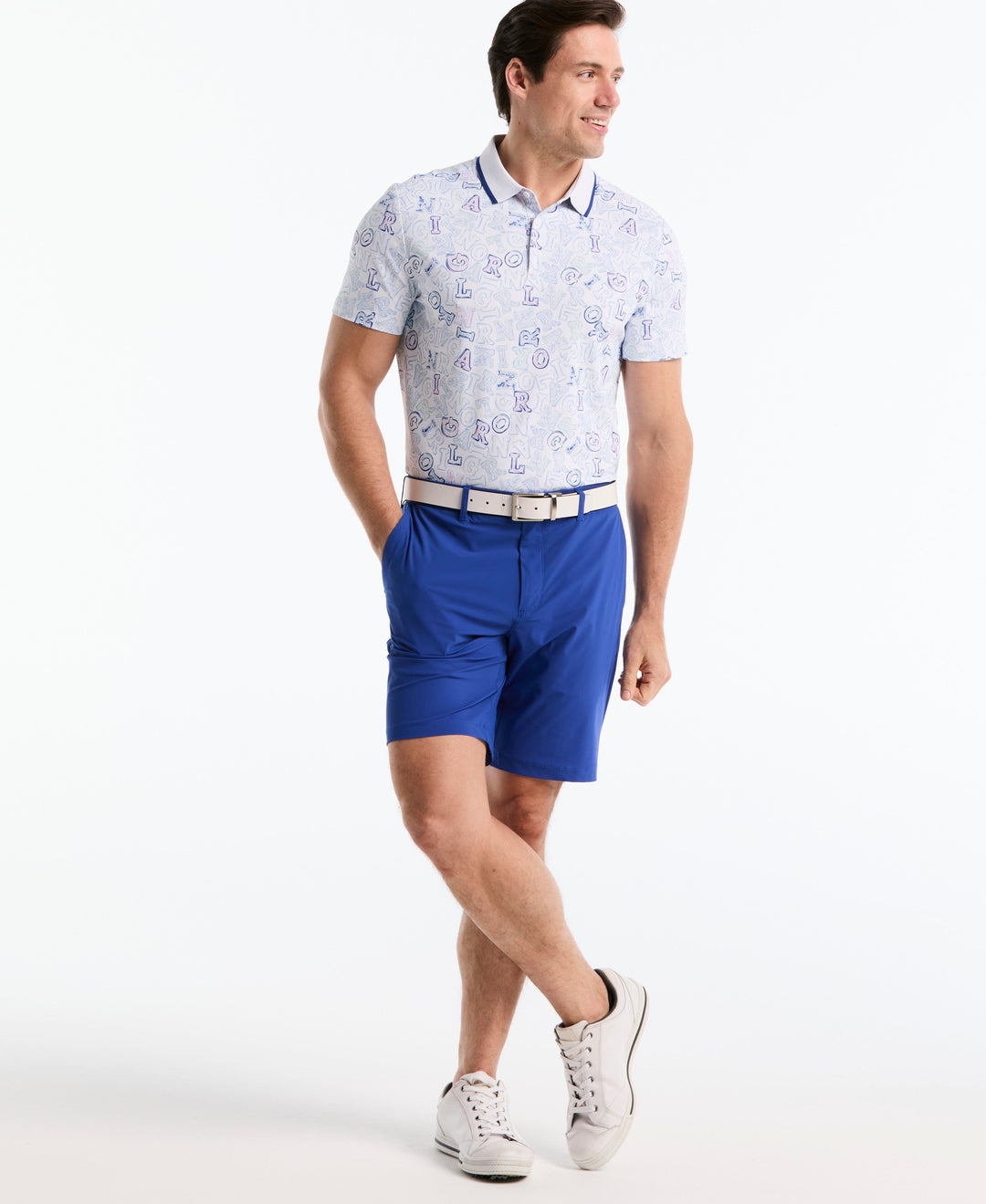 Men's Logo Play Print Polo