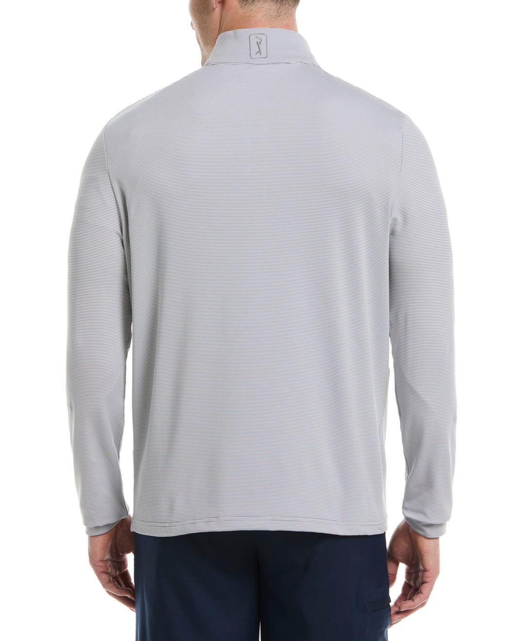 Long Sleeve Feeder Stripe Mock Neck  (Tradewinds) 