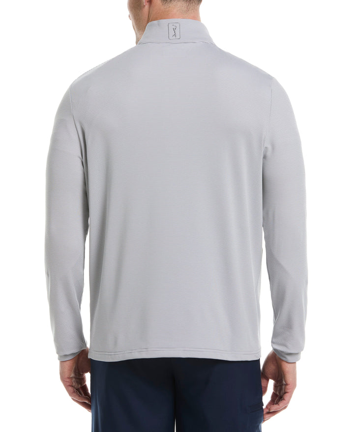 Long Sleeve Feeder Stripe Mock Neck  (Tradewinds) 