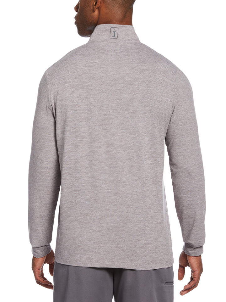 Men's Luxury Performance Stretch Quarter Zip Golf Pullover