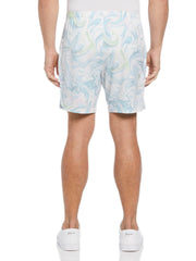 Men's Marble Print Performance Tennis Shorts