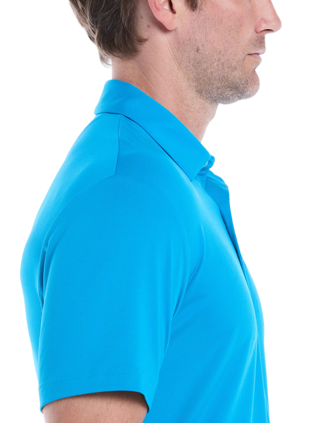 Men's Micro Hex Golf Polo