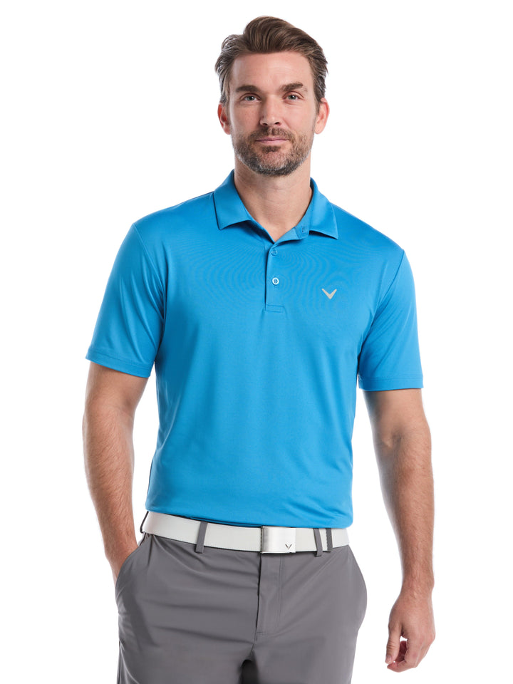 Men's Micro Hex Golf Polo