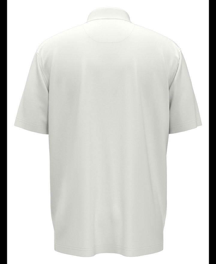 MicroTexture Golf Polo (Bright White) 