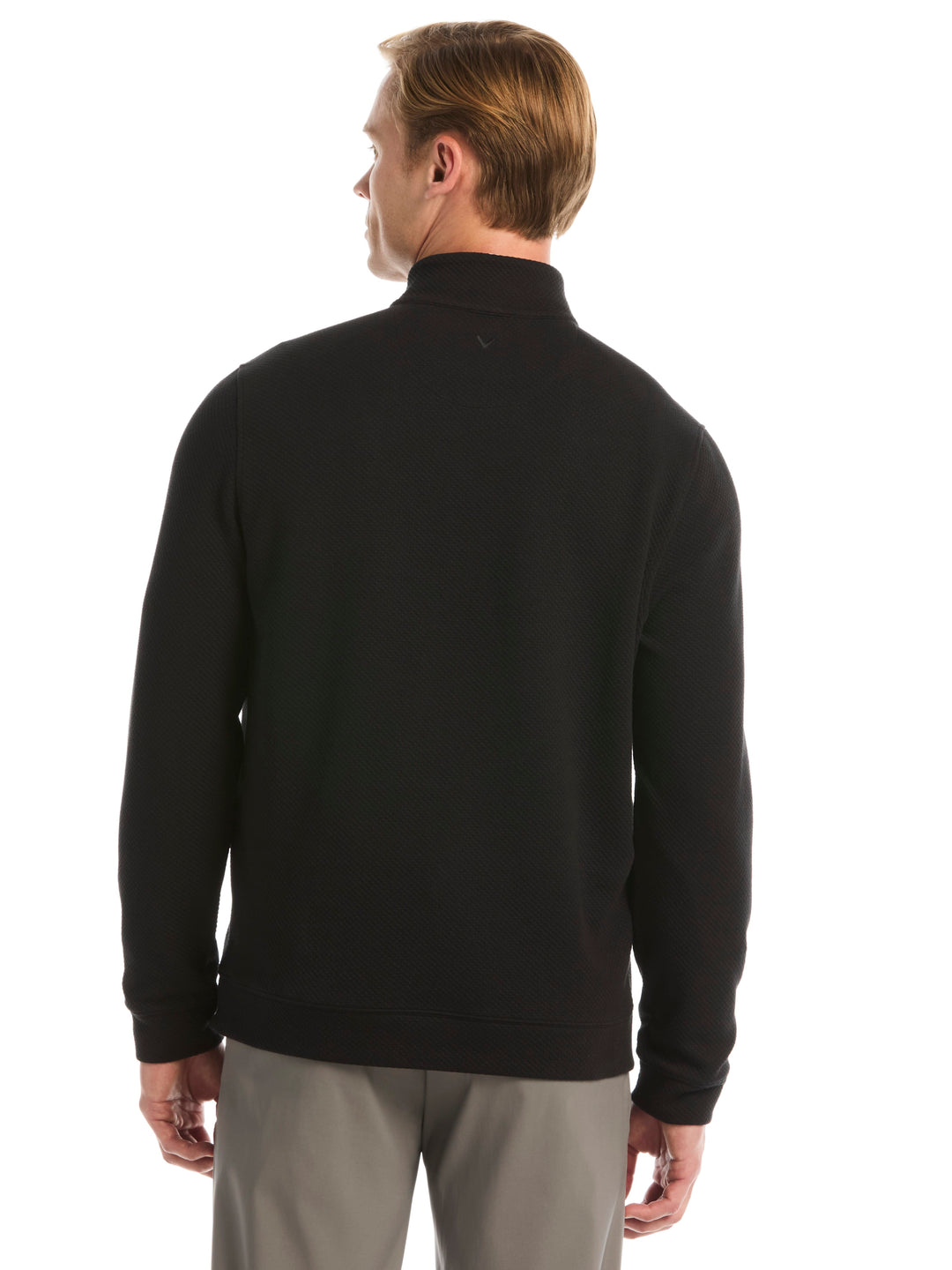 Men's Midweight Argyle Quarter Zip