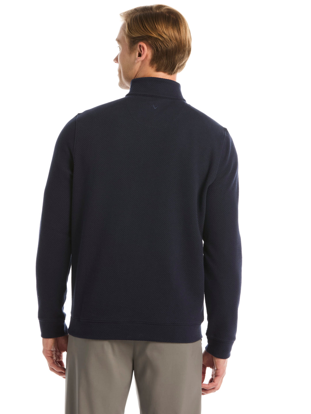 Men's Midweight Argyle Quarter Zip
