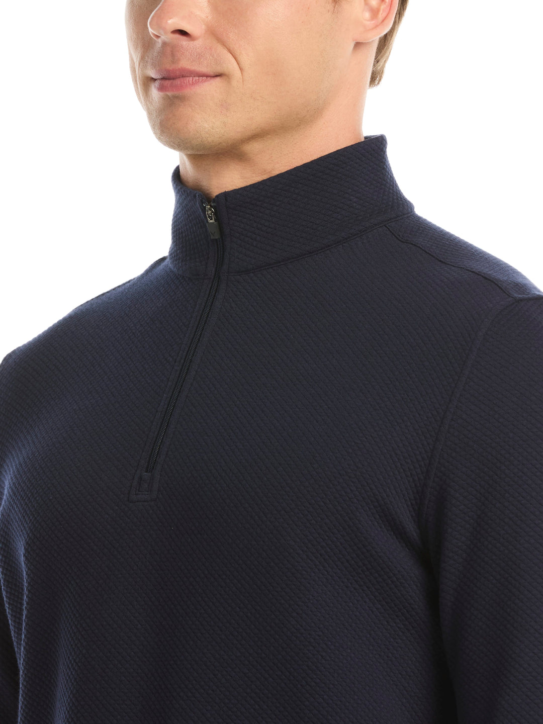 Men's Midweight Argyle Quarter Zip
