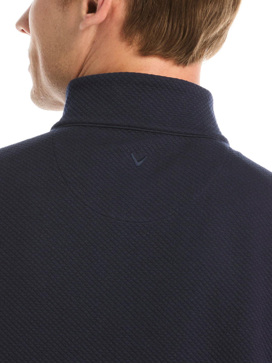Men's Midweight Argyle Quarter Zip