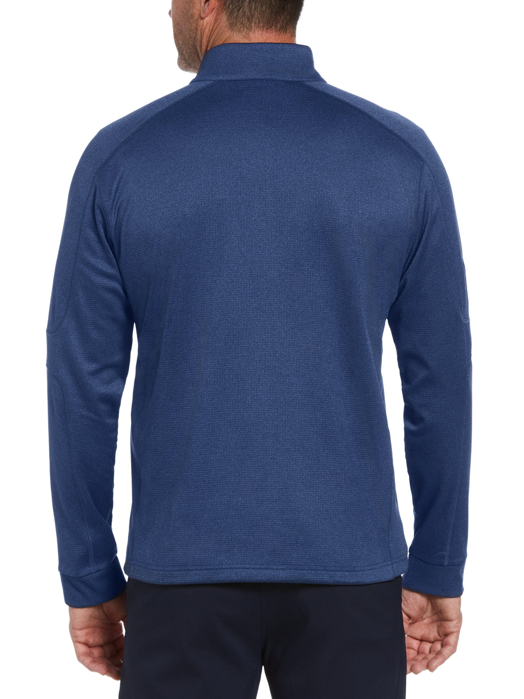 Men's Midweight Waffle Knit Quarter Zip Pullover