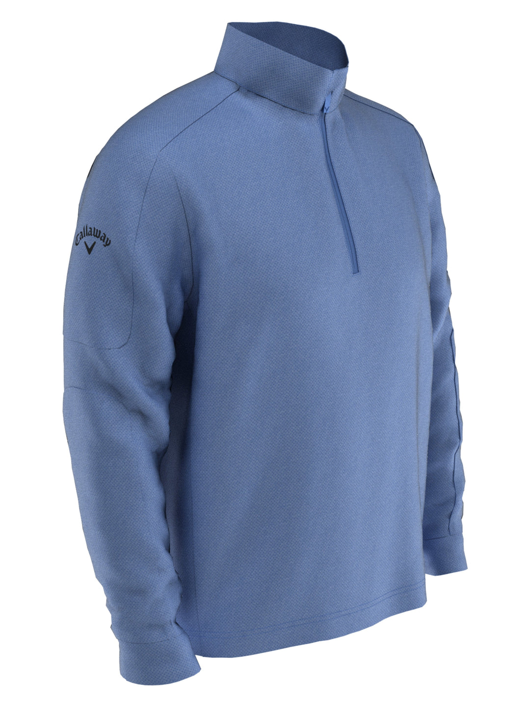Men's Midweight Waffle Knit Quarter Zip Pullover