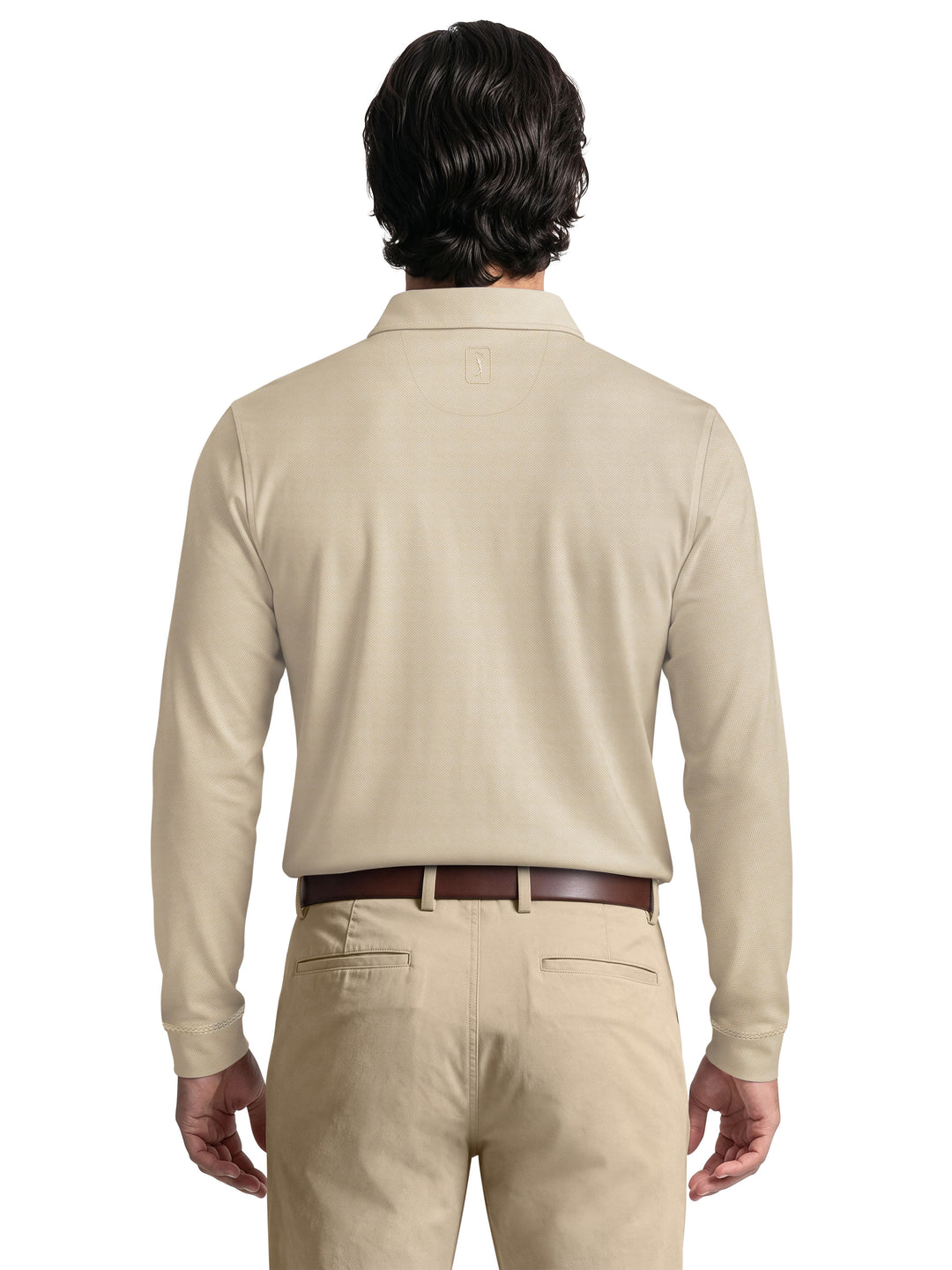 Men's Mini Diamond Jacquard Polo