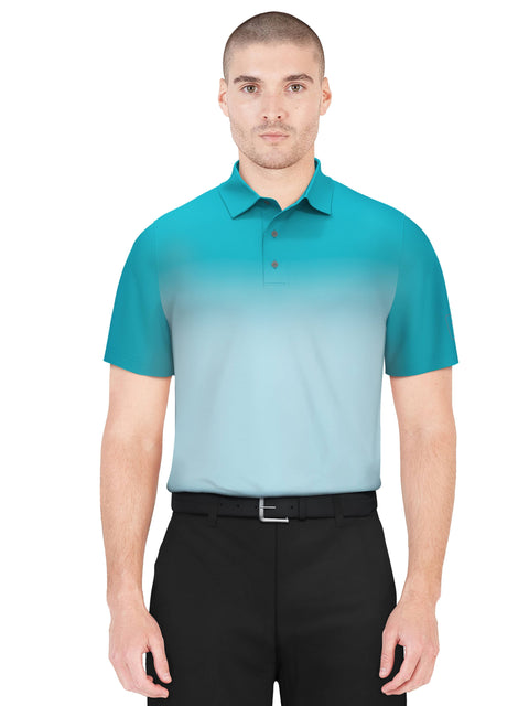 Men's Ombre Print Golf Polo