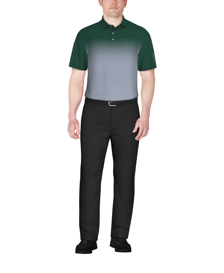 Ombre Print Golf Polo (Storm) 
