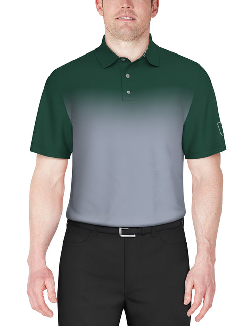 Ombre Print Golf Polo (Storm) 