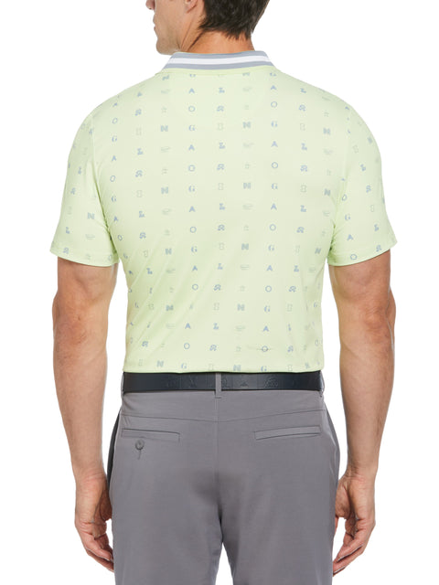 Original Print Polo (Shadow Lime) 