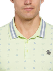 Original Print Polo (Shadow Lime) 