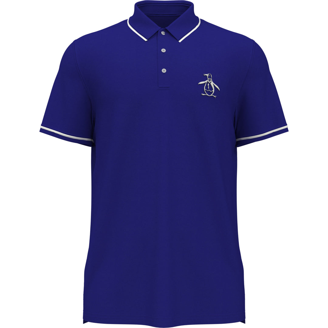 Men's Oversized Pete Tipped Short Sleeve Golf Polo Shirt