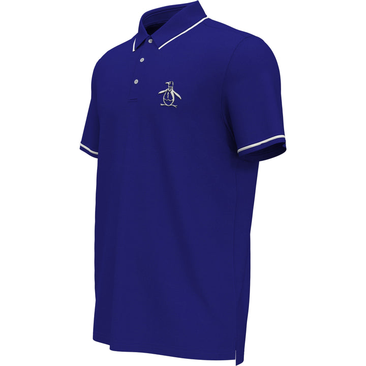 Men's Oversized Pete Tipped Short Sleeve Golf Polo Shirt