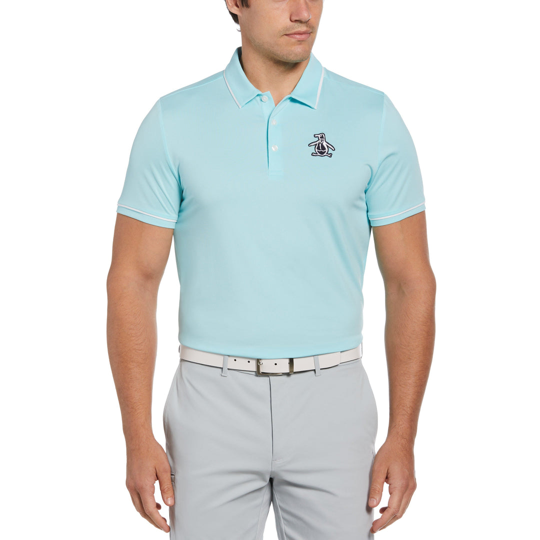 Men's Oversized Pete Tipped Short Sleeve Golf Polo Shirt