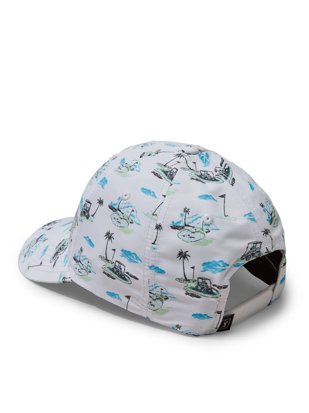 PGA TOUR CONVERSATIONAL ADJUSTABLE CAP (Bright White) 