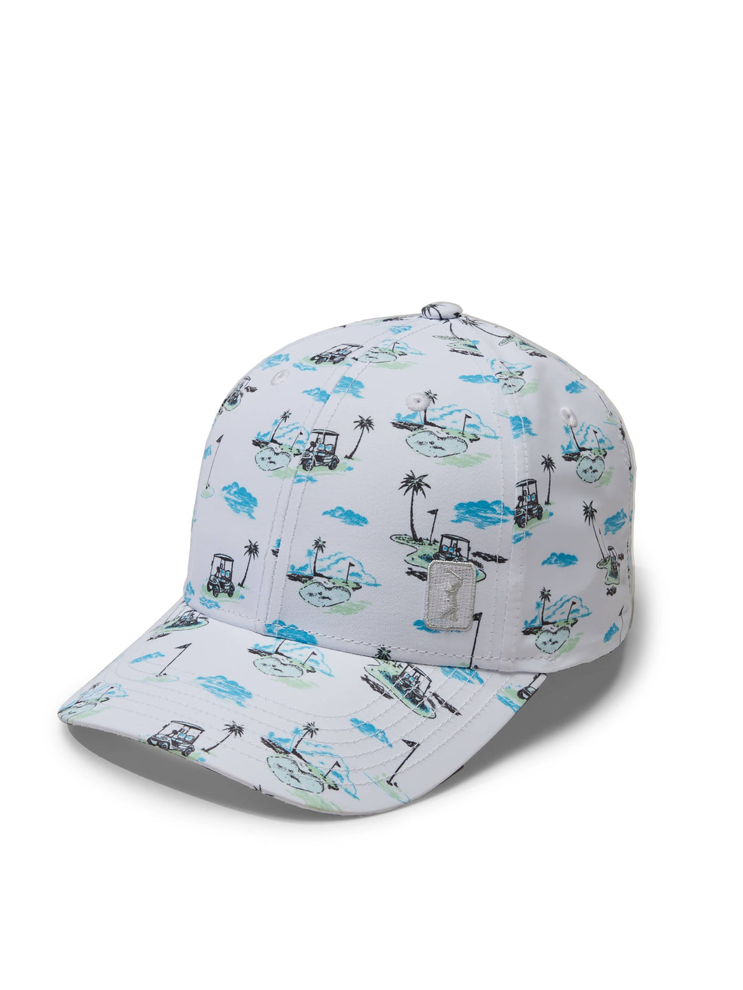 PGA TOUR CONVERSATIONAL ADJUSTABLE CAP (Bright White) 