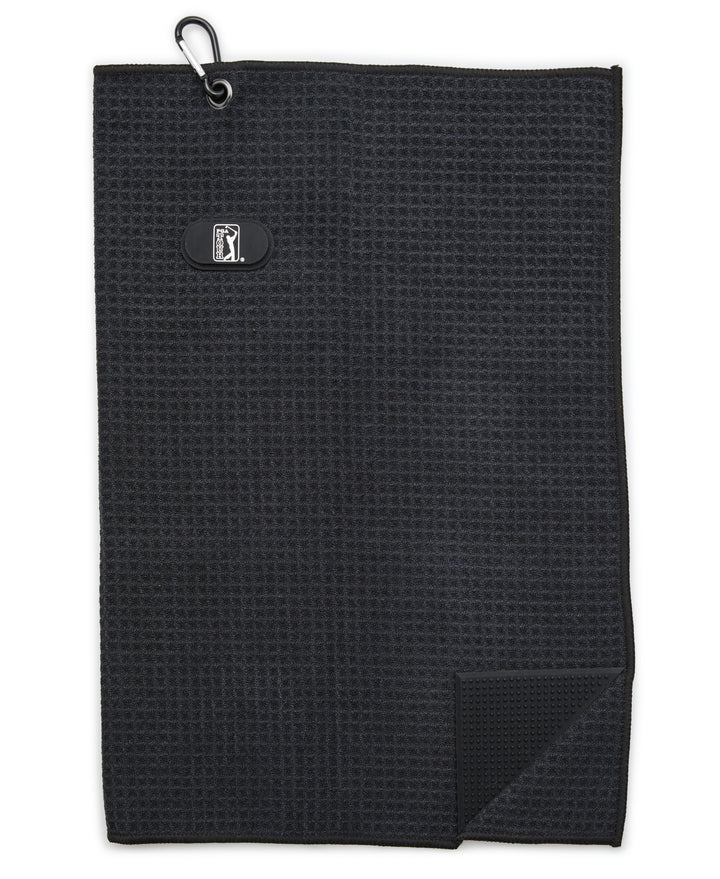 PGAT Solid Waffle Magnet Towel (Caviar) 