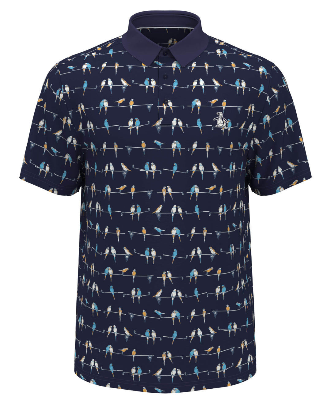 Parrot's Club Print Polo (Astral Night) 